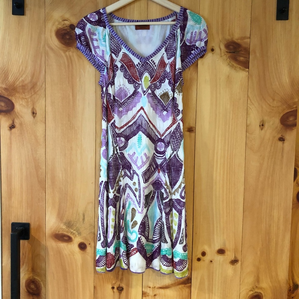Adorable Missoni size 44 (6/8) knee length dress